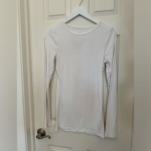 Kersh long sleeve white shirt (L)